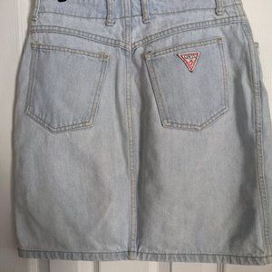 Vintage Guess By Georges Marciano High-Waisted Denim Skirt